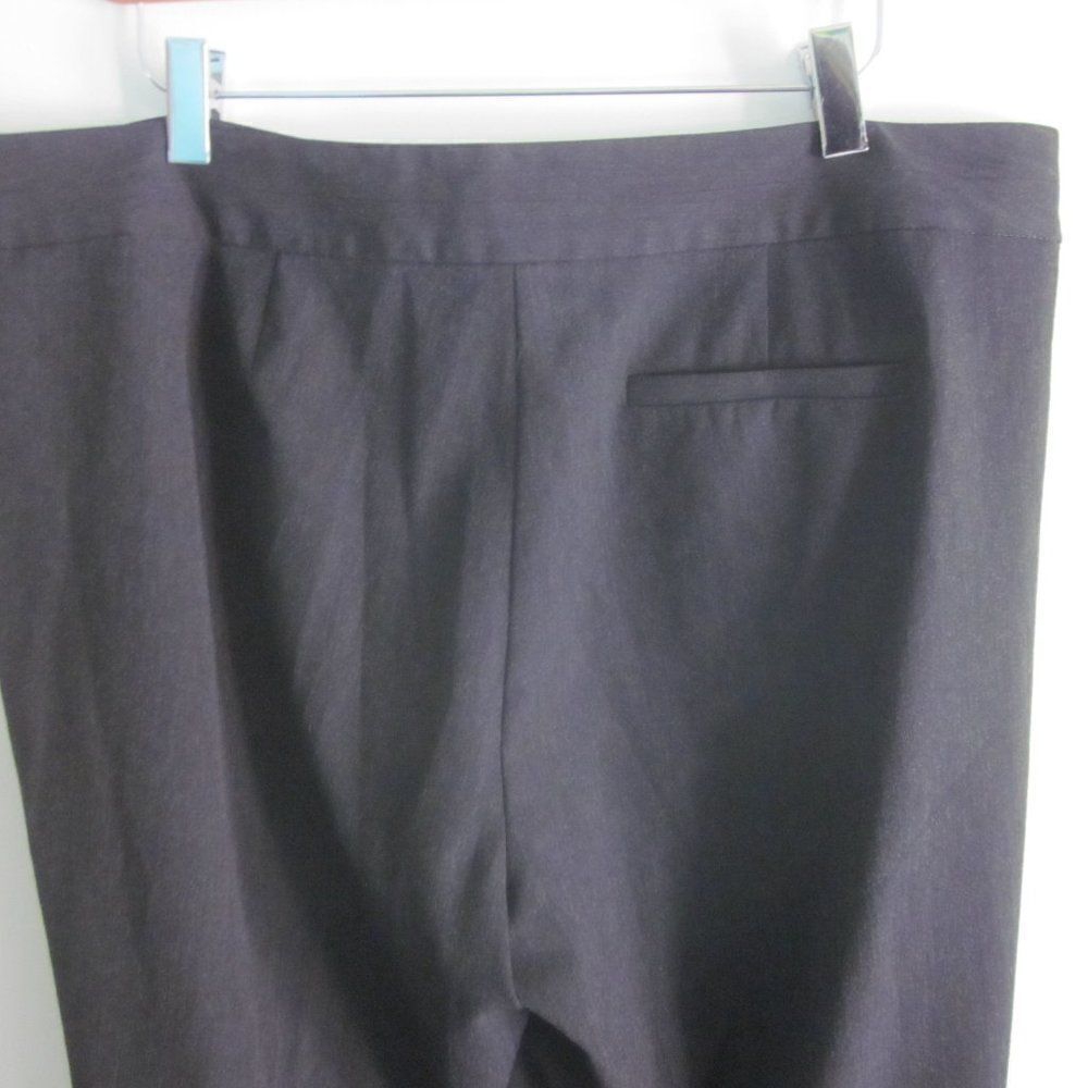 J.Jill Womens Size 14P Dark Gray Cropped Flat Front Summer Capri Pant - Picture 5 of 10